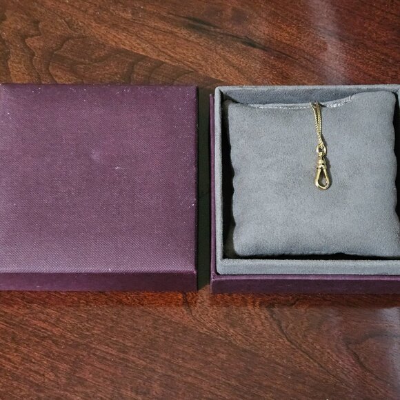 MONICA RICH KOSANN CHANGEABLE INDIVIDUALITY DYO 25"18K GOLD NECKLACE CHAIN HOOK - Picture 13 of 14